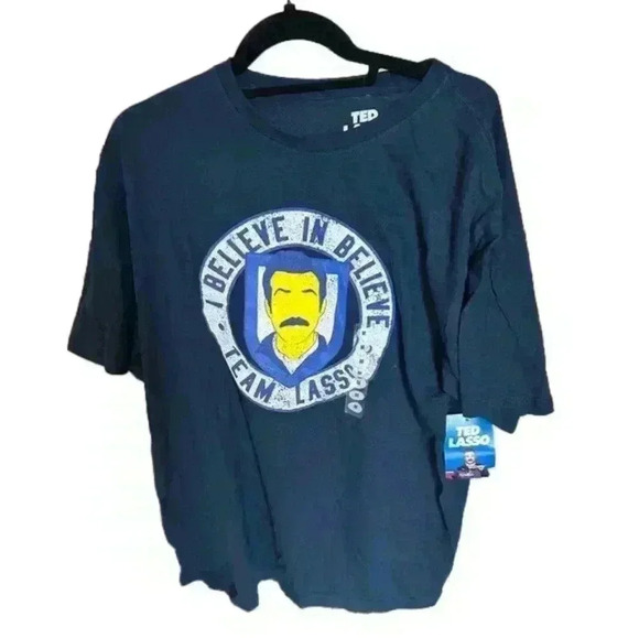 ted lasso graphic t shirt blue, M - Picture 1 of 3